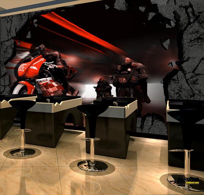 3D Motor Bike Cool 823 Wallpaper AJ Wallpaper