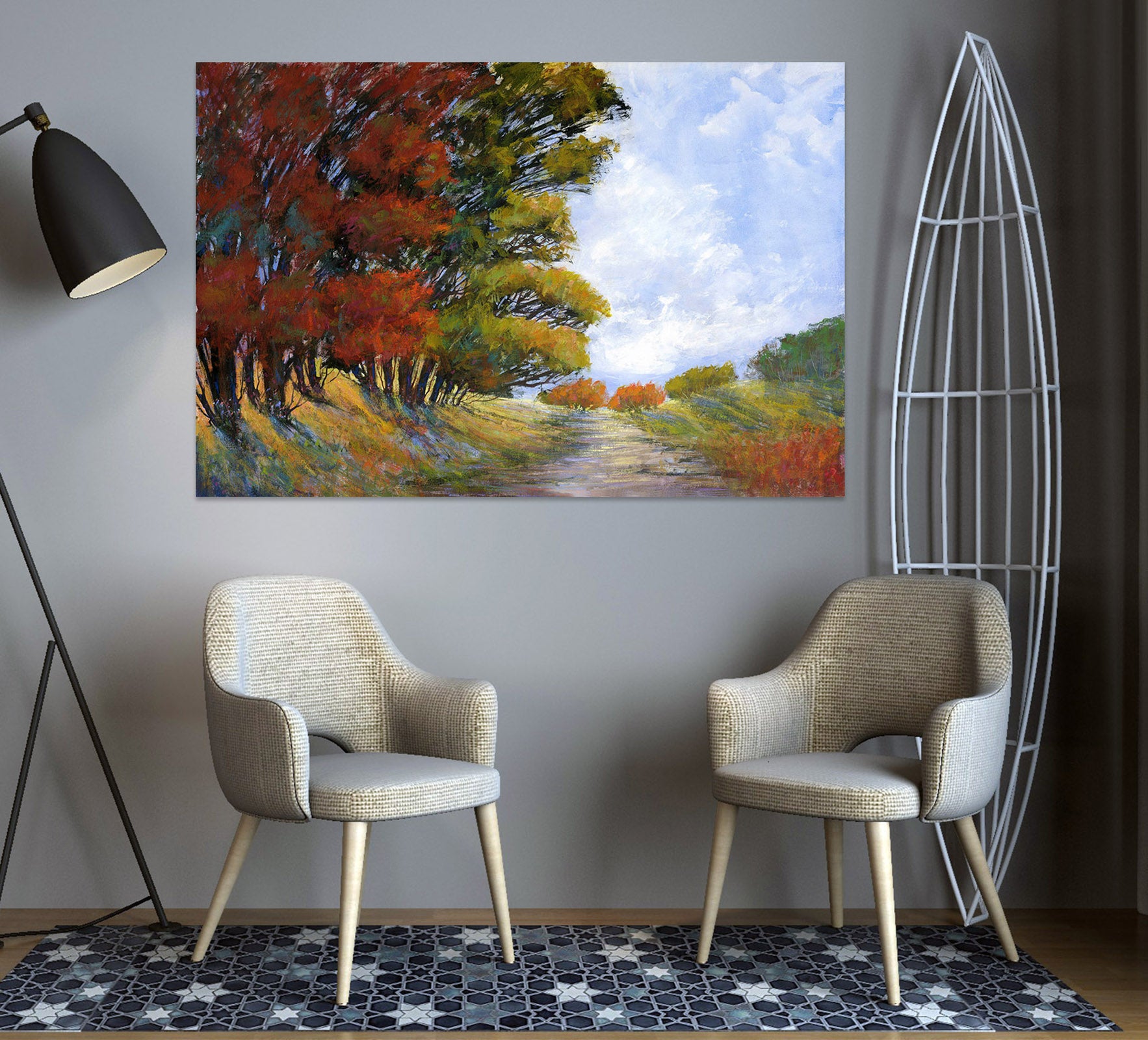 3D Forest River 012 Michael Tienhaara Wall Sticker