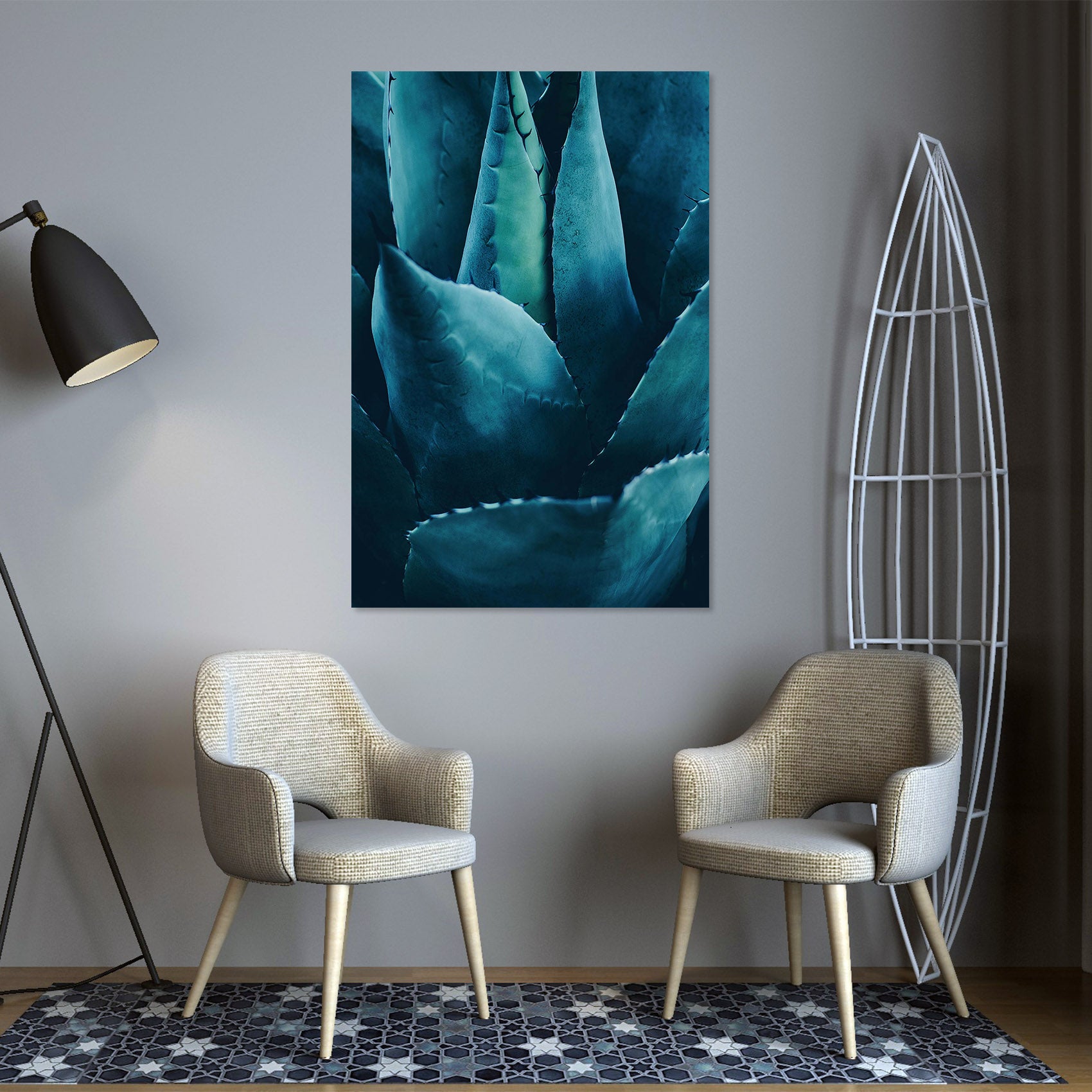 3D Cactus 011 Boris Draschoff Wall Sticker