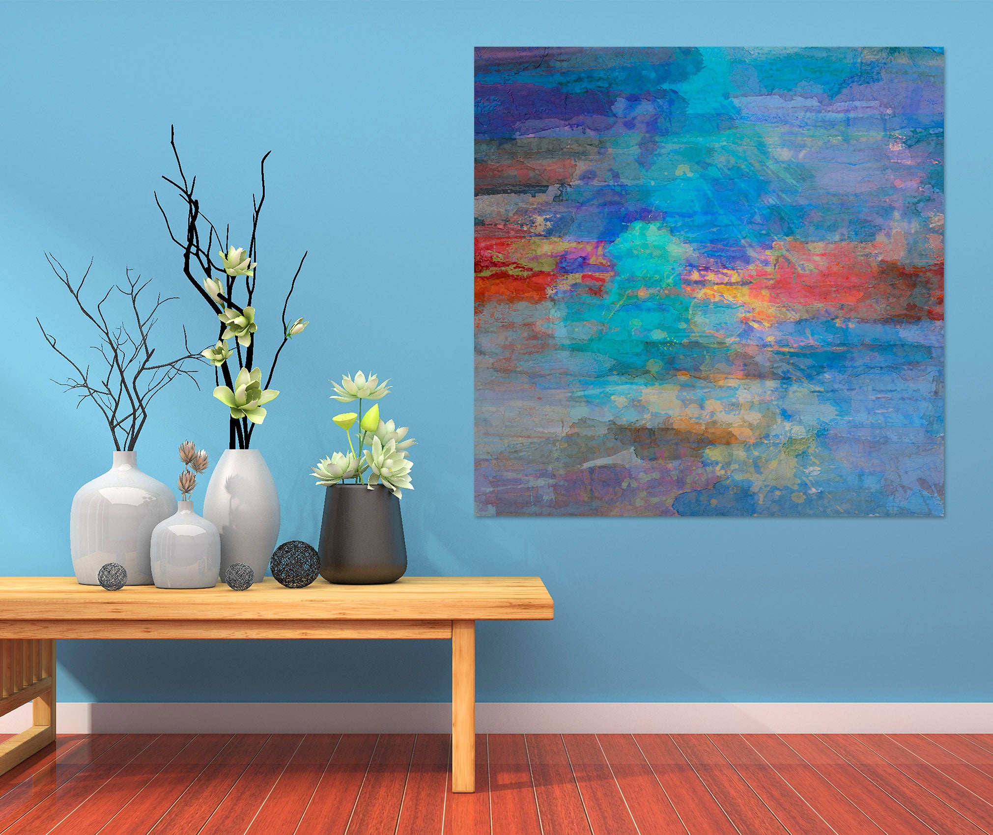 3D Rising Sea 027 Michael Tienhaara Wall Sticker