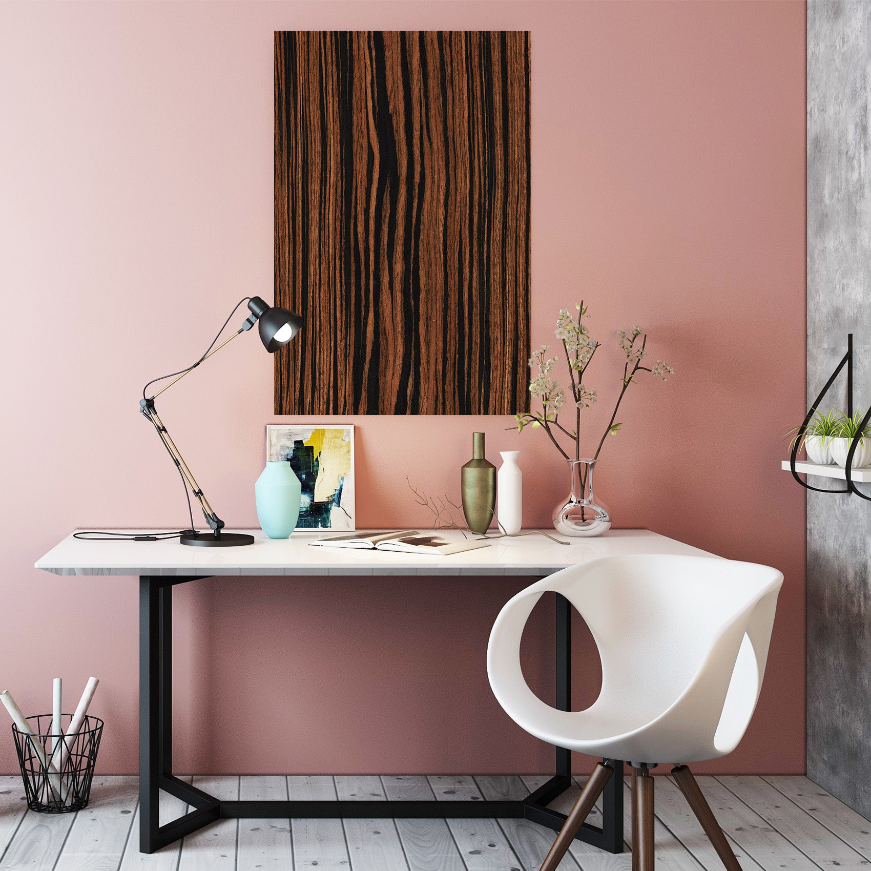 3D Wood Grain 1002 Wall Sticker