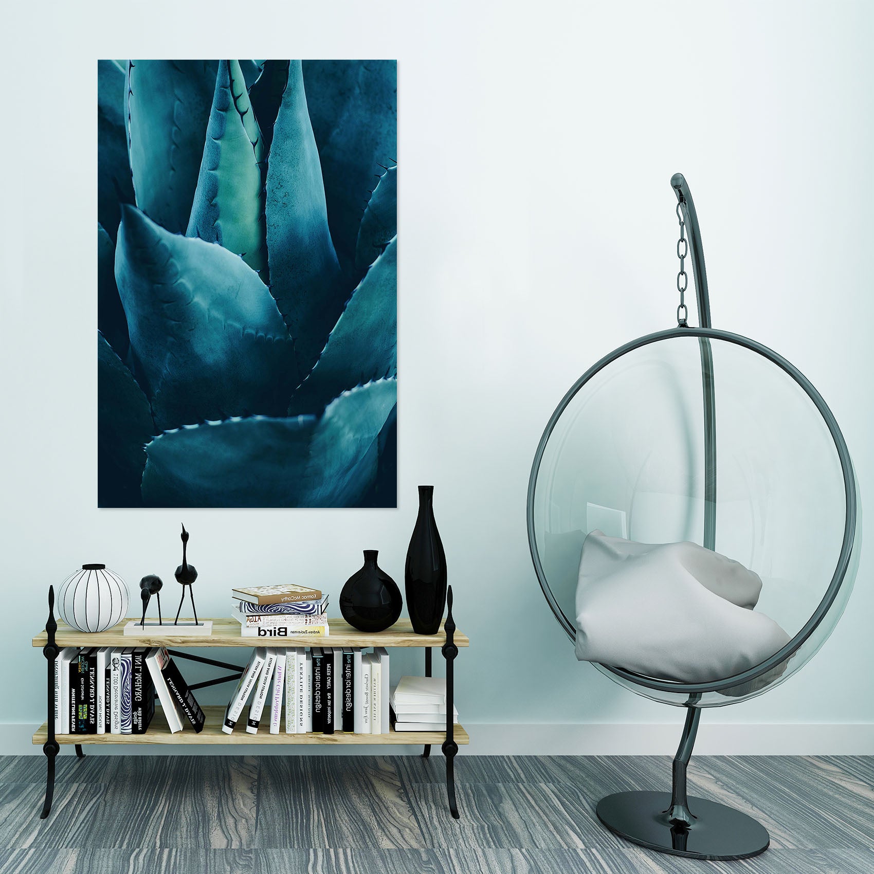 3D Cactus 011 Boris Draschoff Wall Sticker