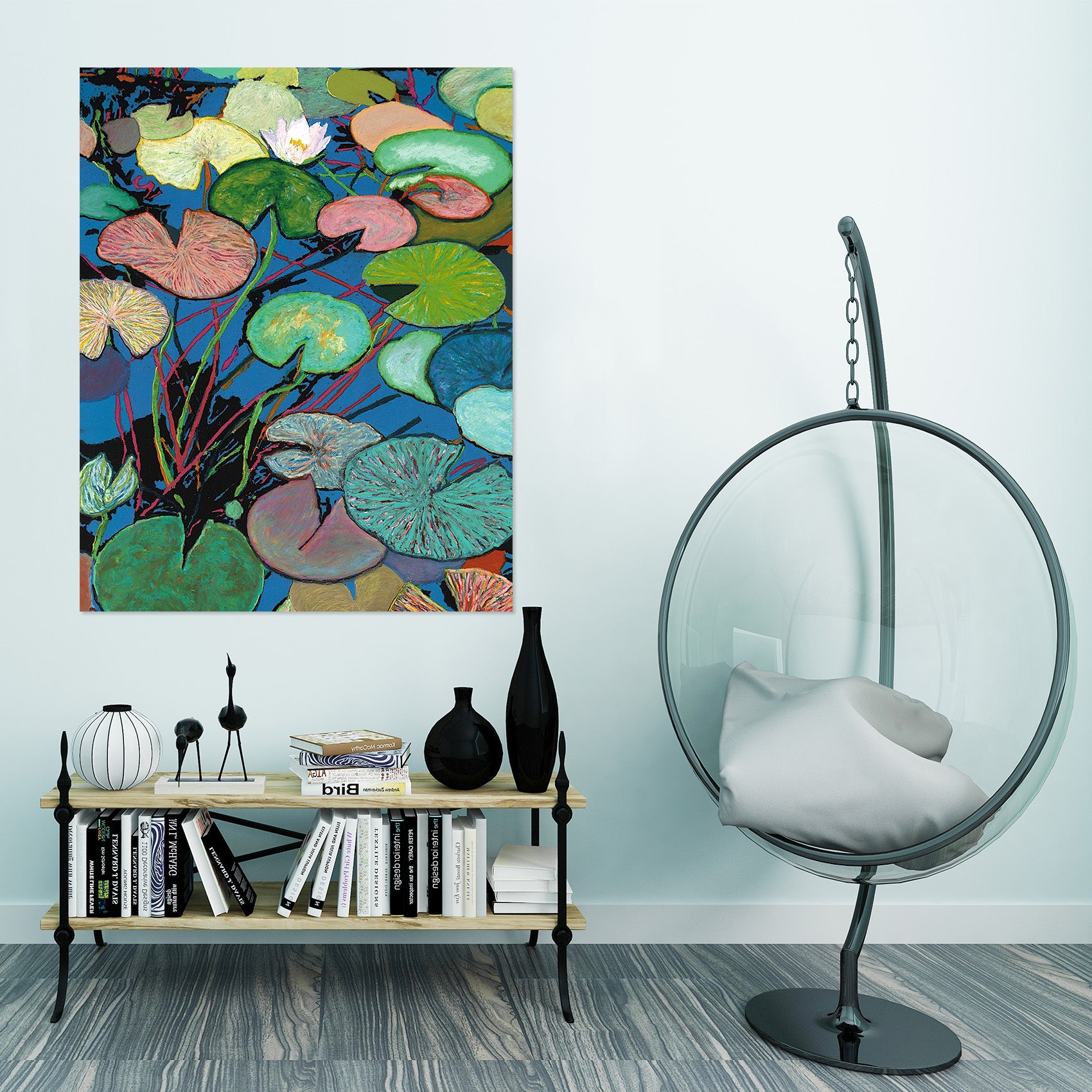 3D Sparkling Pond 308 Allan P. Friedlander Wall Sticker