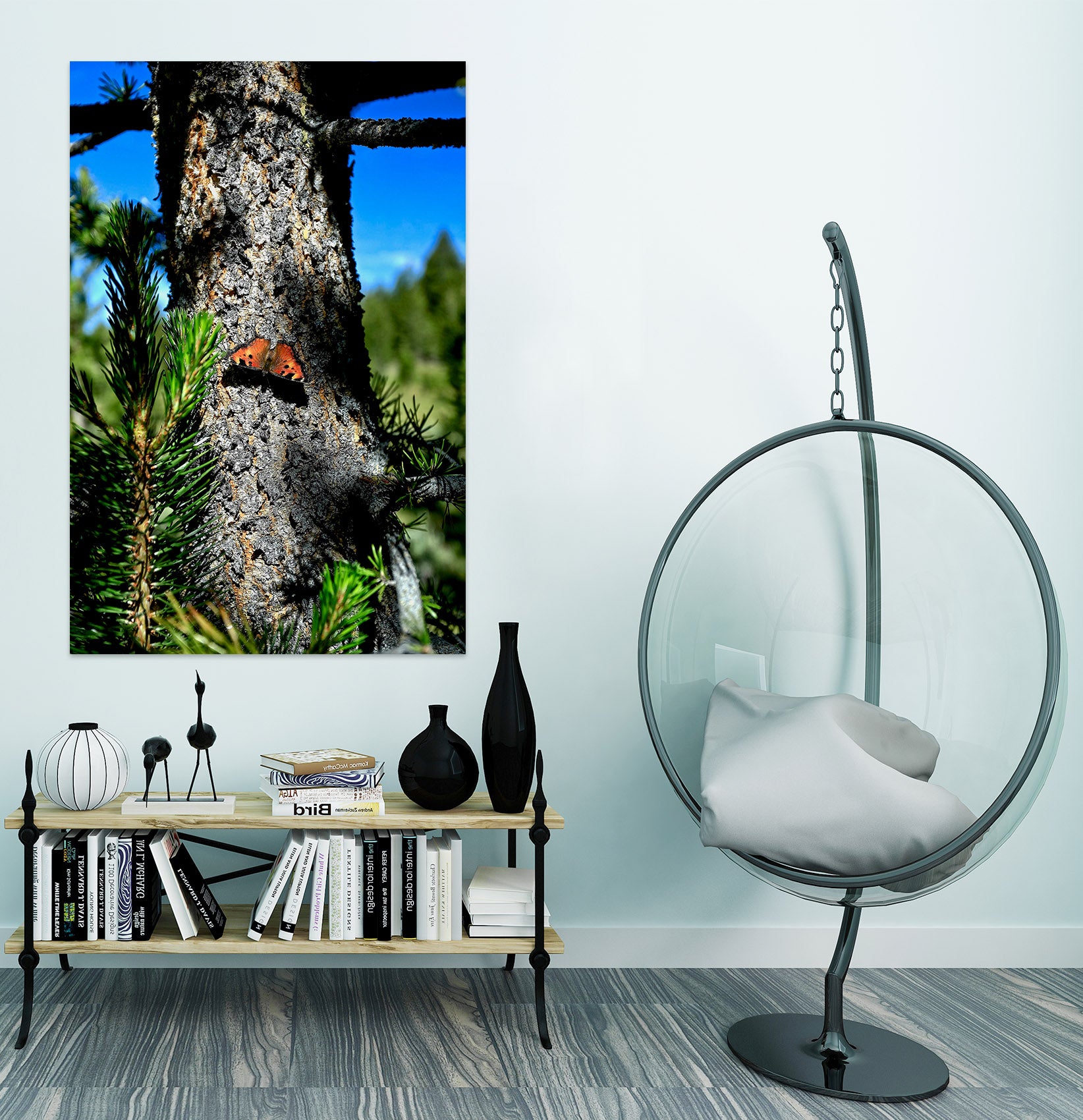 3D Alpine Butterfly 62130 Kathy Barefield Wall Sticker