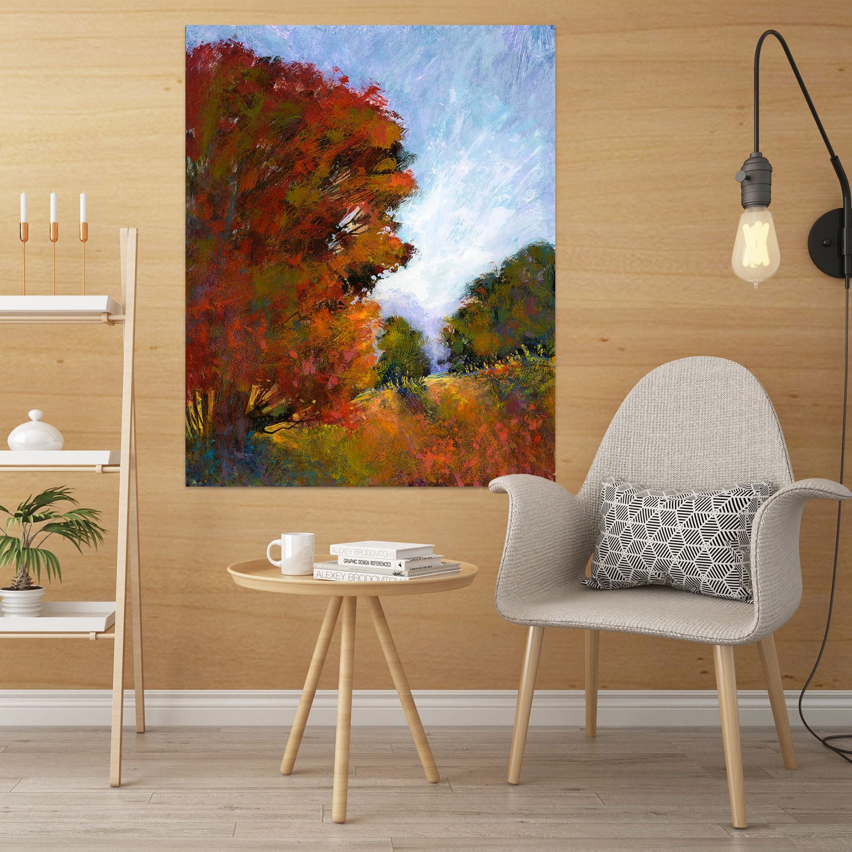 3D Autumn Tree 002 Michael Tienhaara Wall Sticker