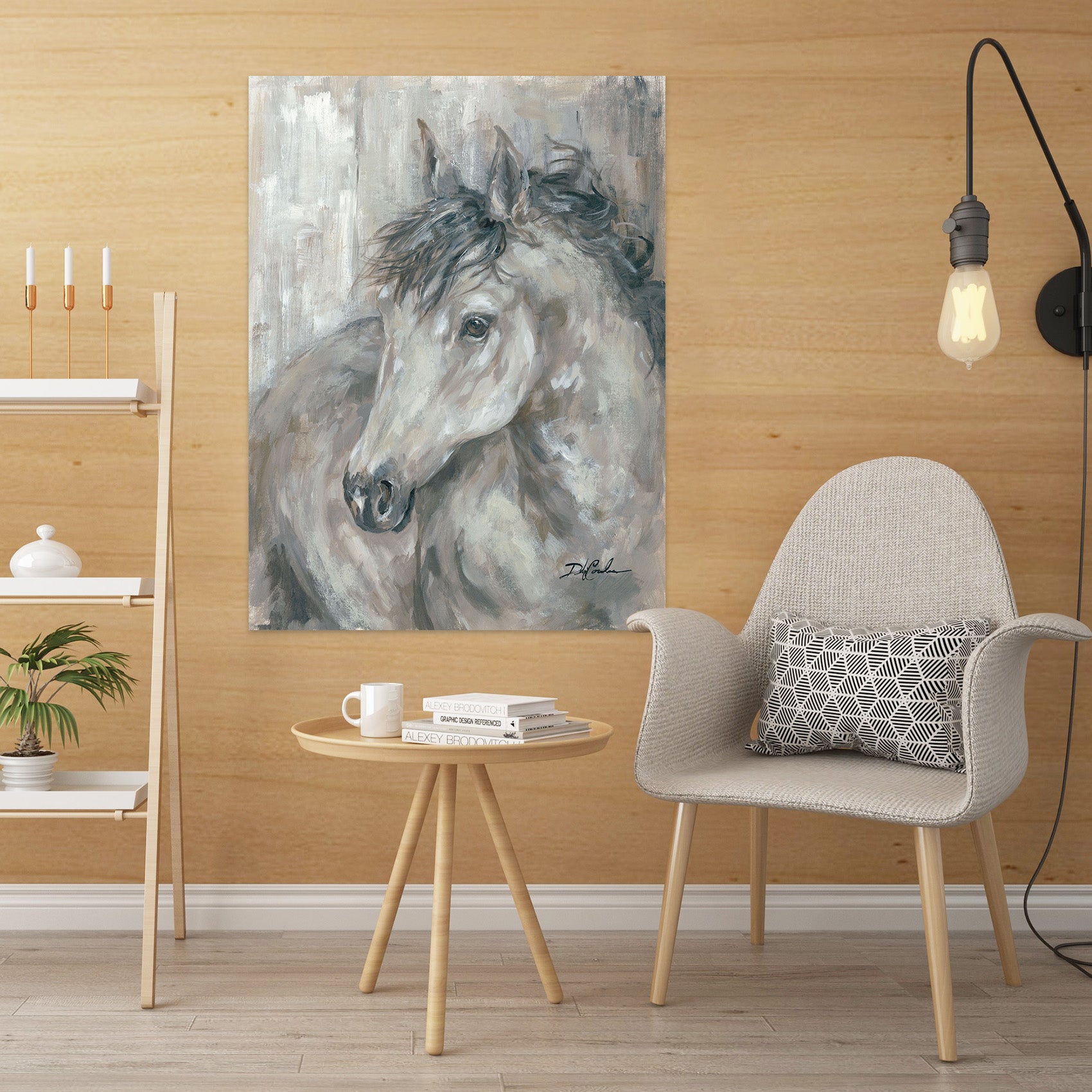 3D Horse Painting 0142 Debi Coules Wall Sticker
