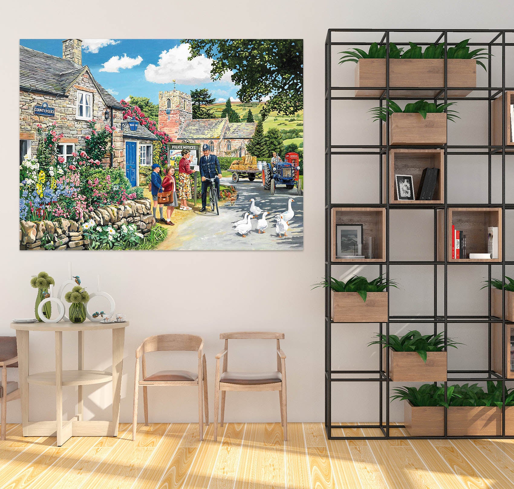 3D The Police House 074 Trevor Mitchell Wall Sticker