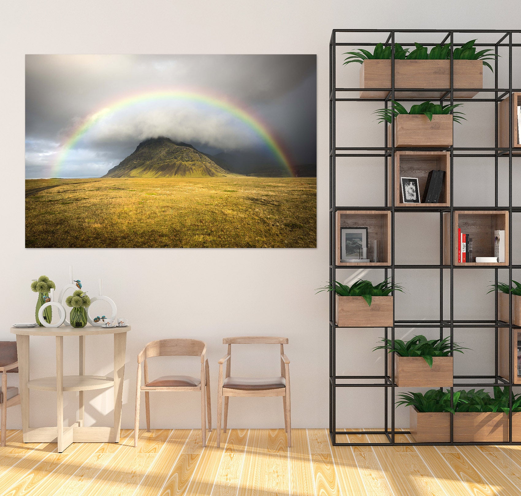 3D Rainbow Prairie 158 Marco Carmassi Wall Sticker