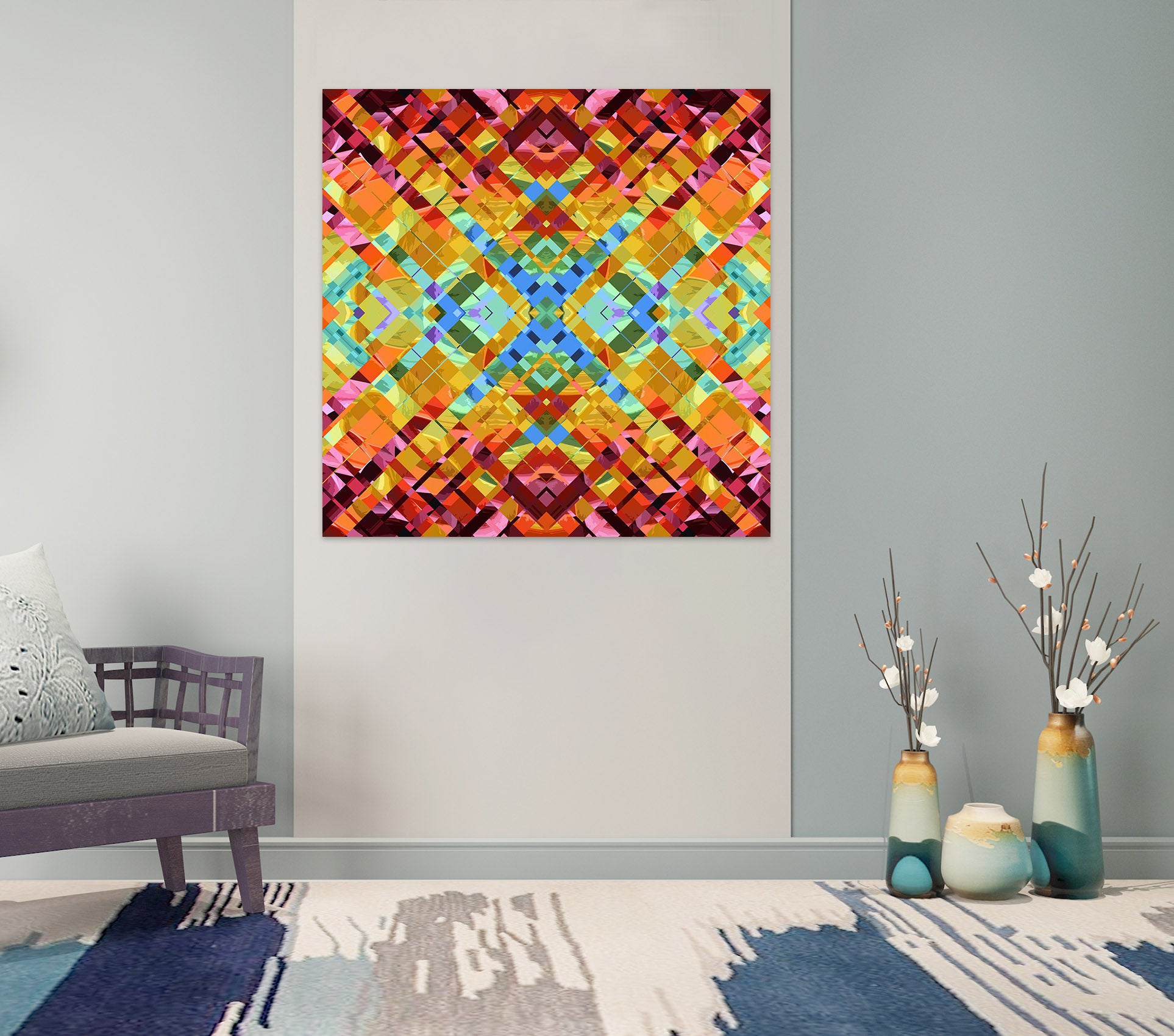 3D Color Weave 011 Shandra Smith Wall Sticker