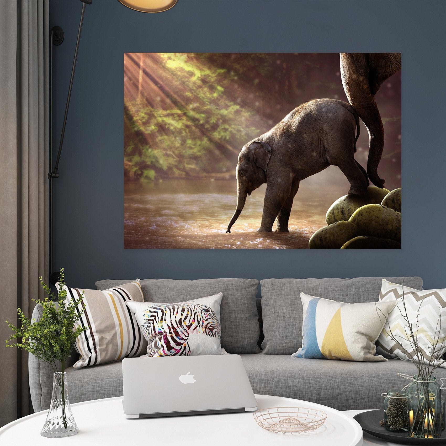 3D Dusk Icon 47 Animal Wall Stickers Wallpaper AJ Wallpaper 2
