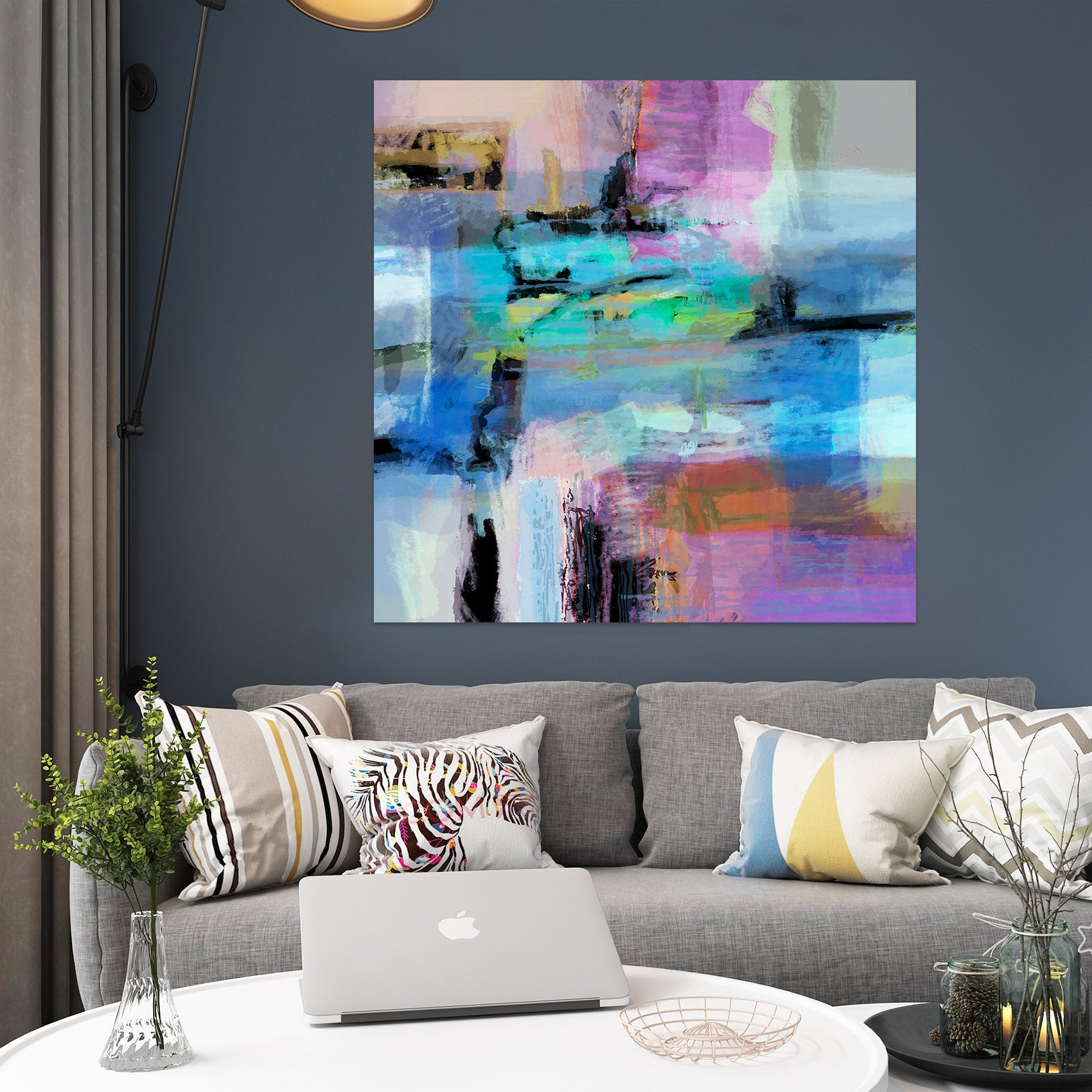 3D Color Graffiti 015 Michael Tienhaara Wall Sticker