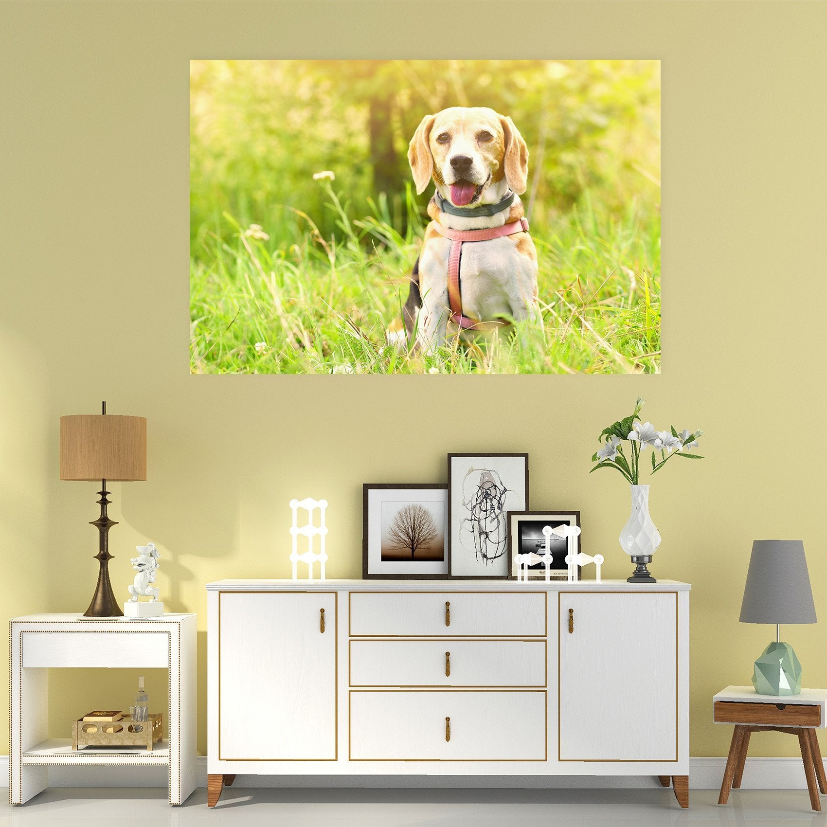 3D Prairie Puppy 61 Animal Wall Stickers Wallpaper AJ Wallpaper 2