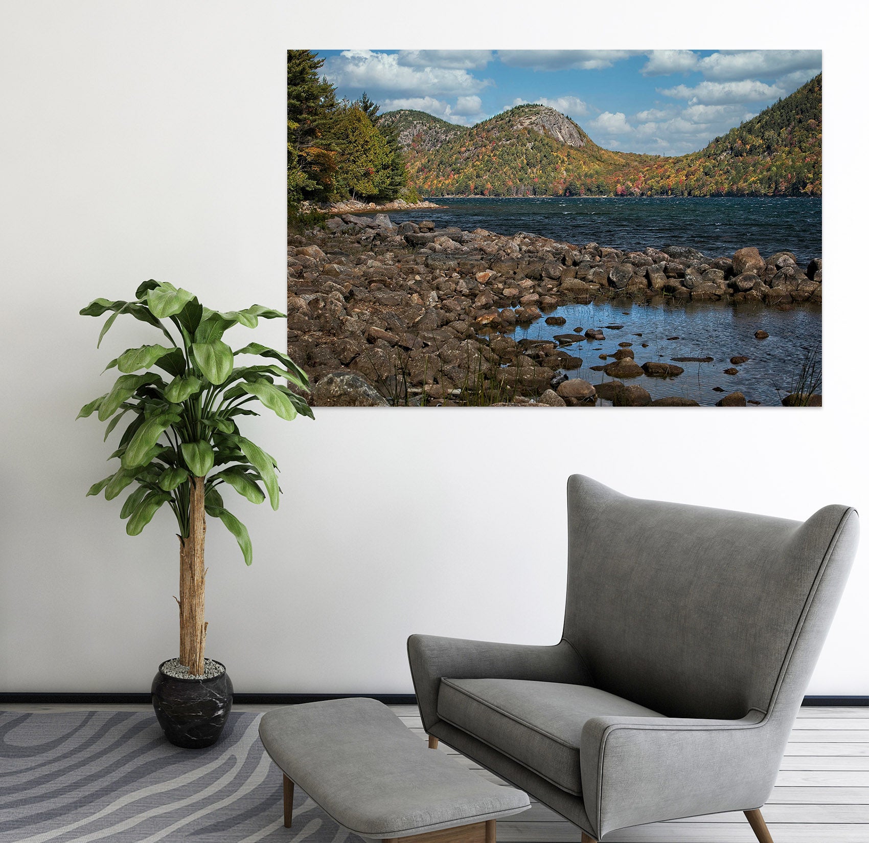 3D Mountain Stream 62115 Kathy Barefield Wall Sticker