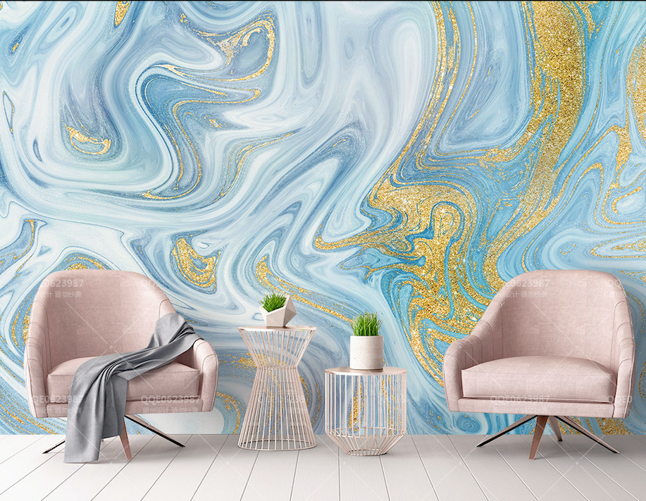 3D White Abstract WG019 Wall Murals