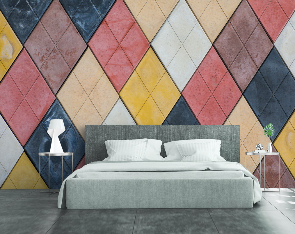 3D Red Diamond WG306 Wall Murals