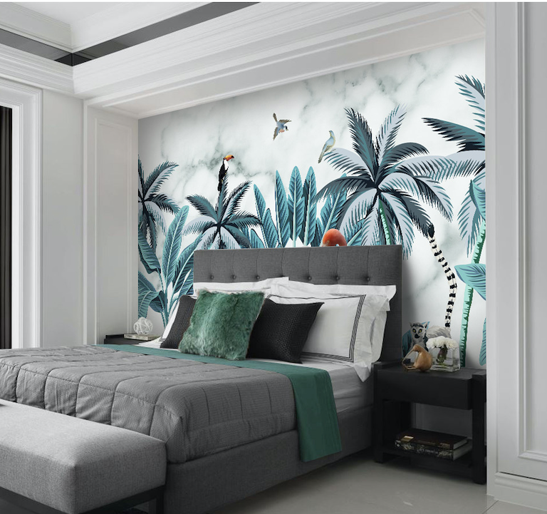 3D Flamingo Toucan WG212 Wall Murals