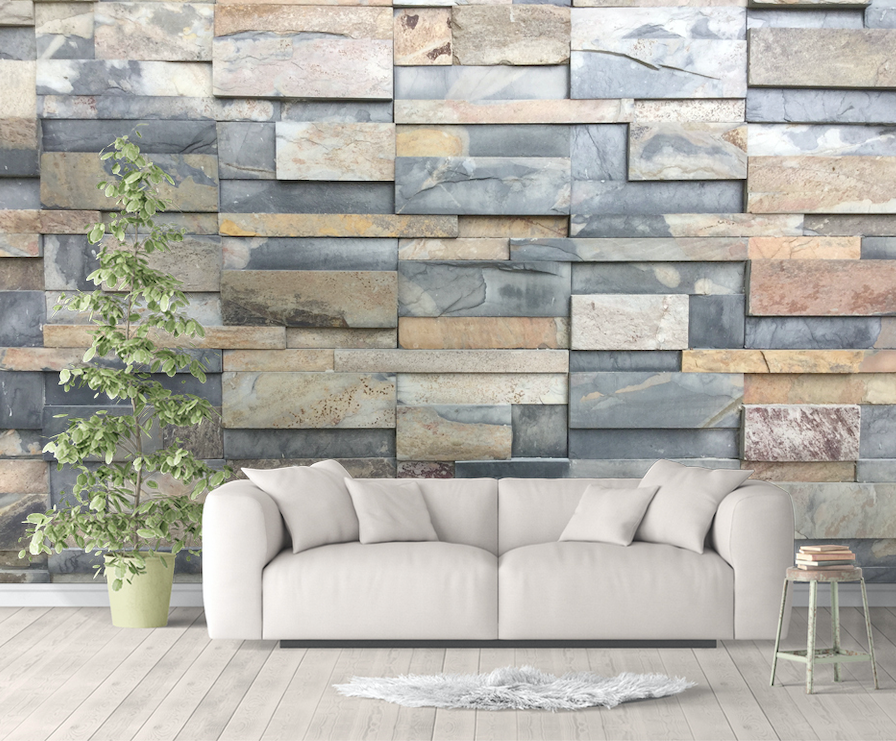 3D Stone Brick WG244 Wall Murals