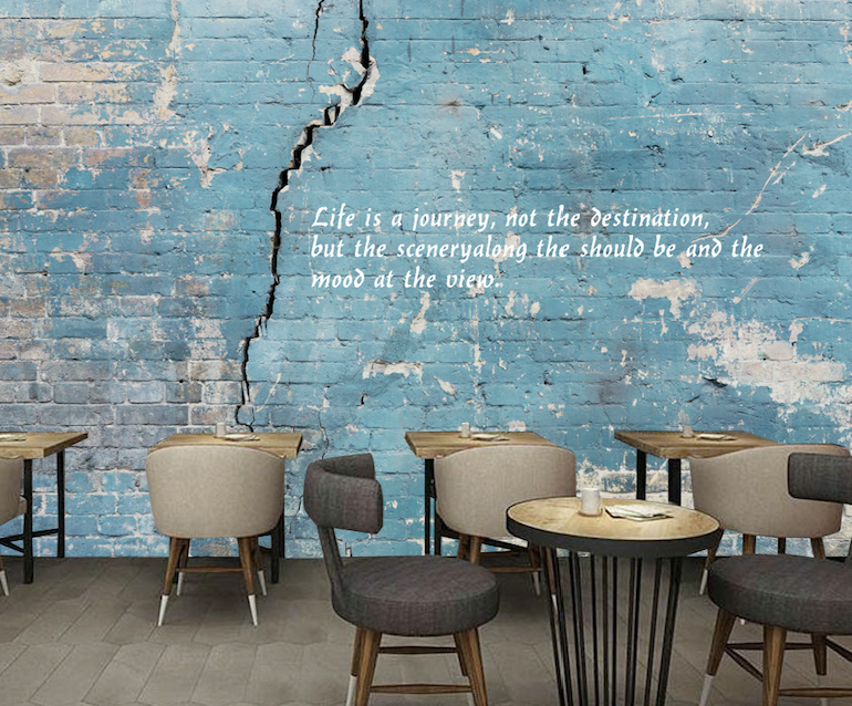 3D Blue Wall WG277 Wall Murals