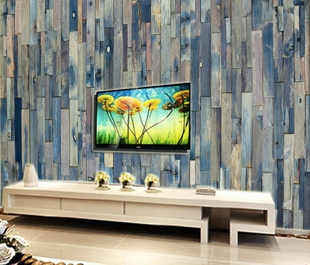 3D Vintage Wood WG105 Wall Murals