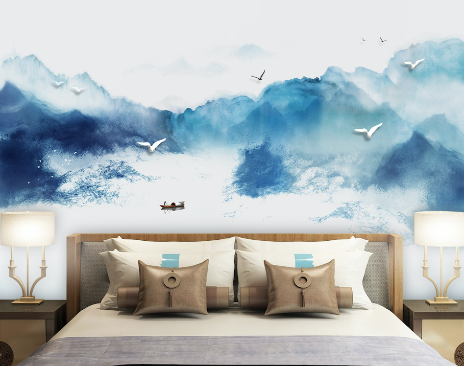 3D Pigeon Ship WG017 Wall Murals