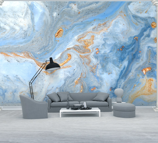3D Turbulent Abstraction WG024 Wall Murals