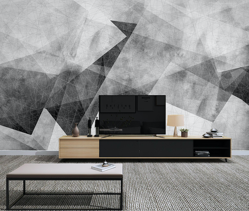 3D Black Transparent WG056 Wall Murals