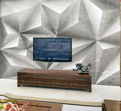 3D Bump Triangle WG188 Wall Murals