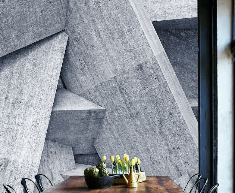 3D Stereoscopic Stone WG233 Wall Murals