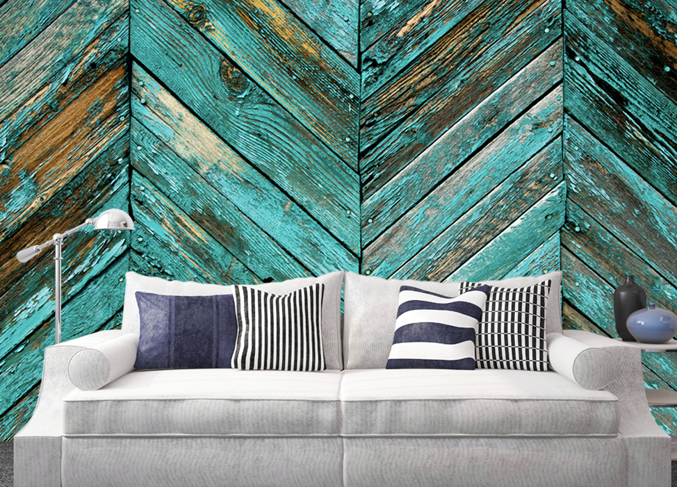 3D Blue Pattern WG227 Wall Murals