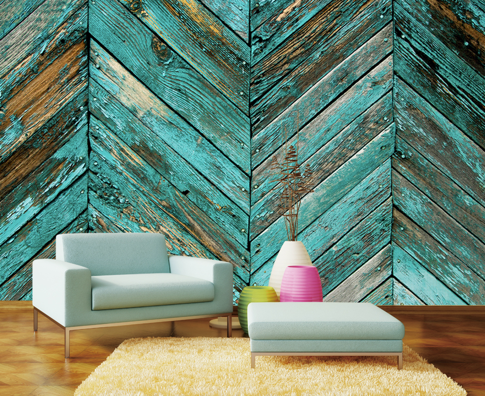 3D Blue Pattern WG227 Wall Murals