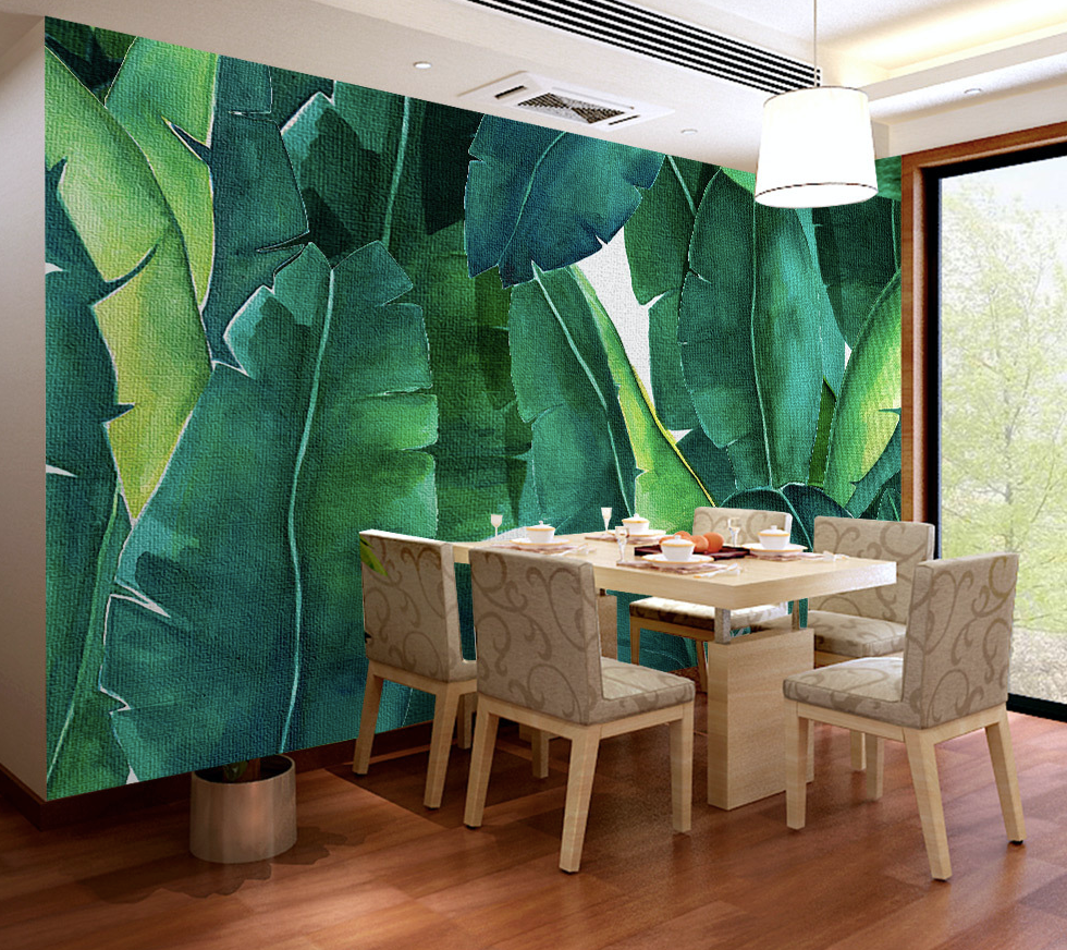 3D Banana Leaf WG090 Wall Murals