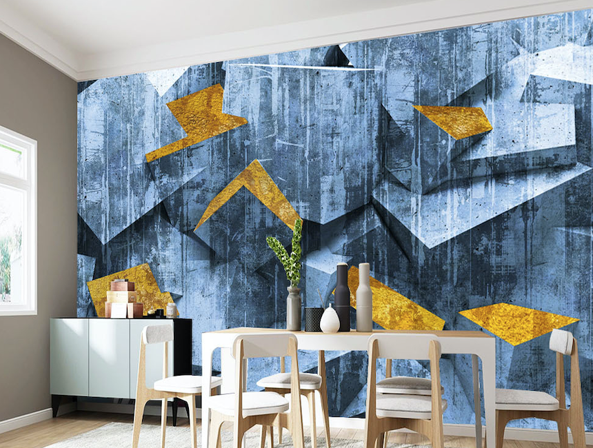 3D Abstract Pattern WG069 Wall Murals