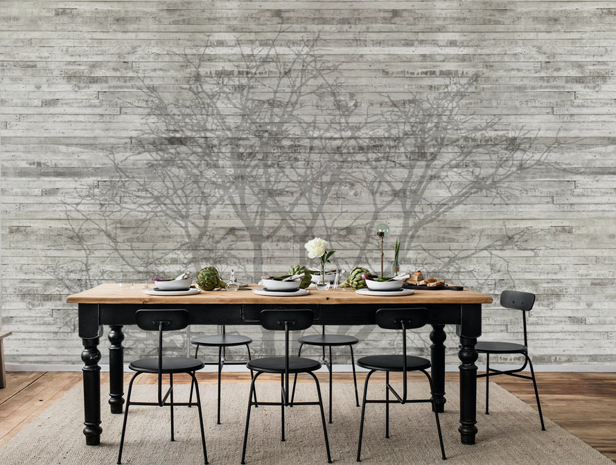 3D Grey Branches WG322 Wall Murals
