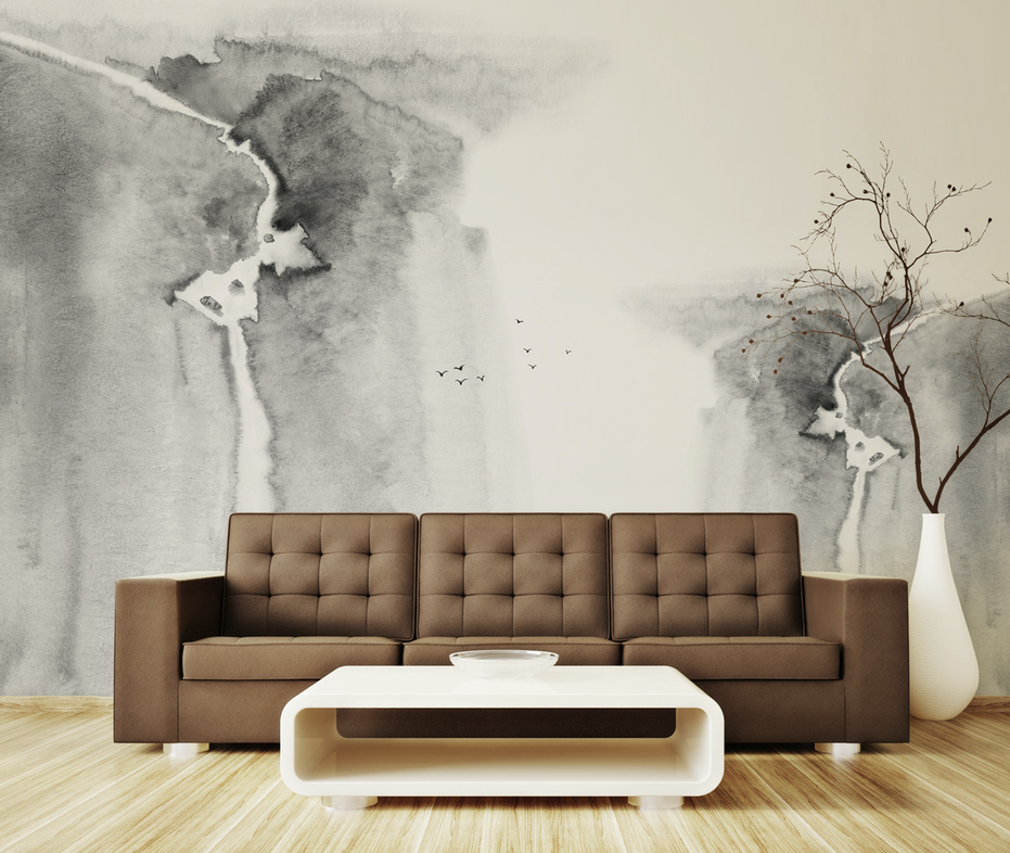 3D Black River WG146 Wall Murals