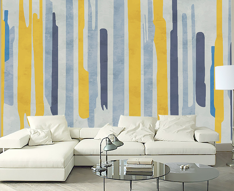 3D Color Stripes WG118 Wall Murals