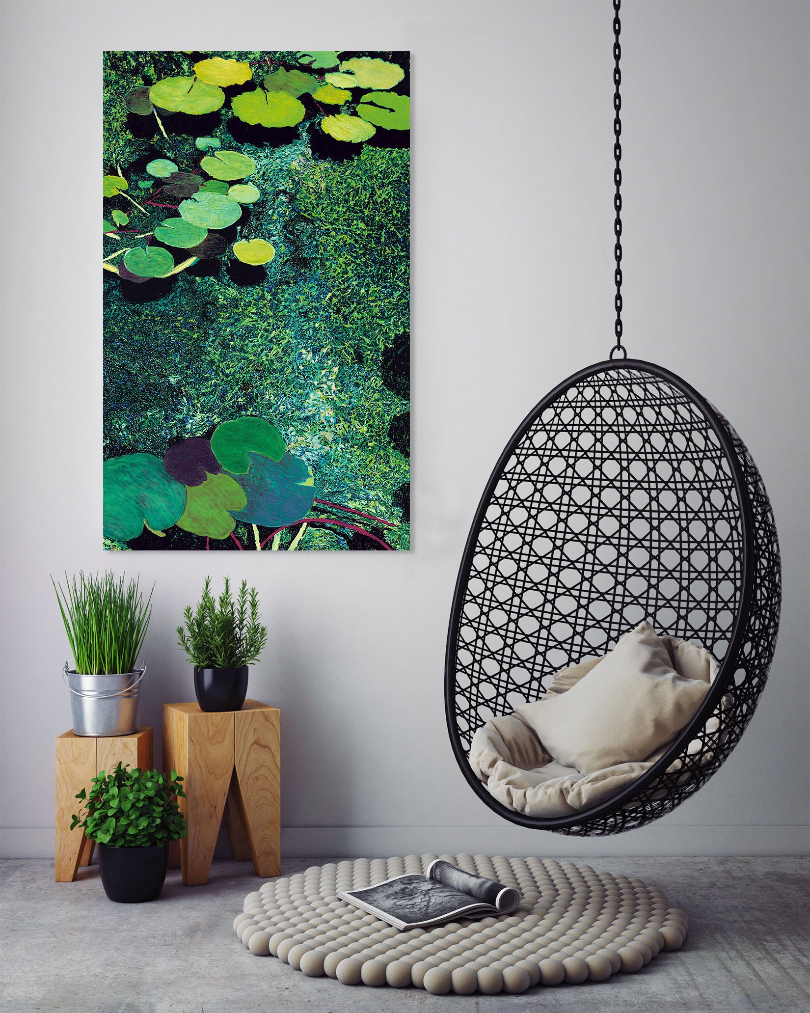 3D Frogs Hideaway 303 Allan P. Friedlander Wall Sticker