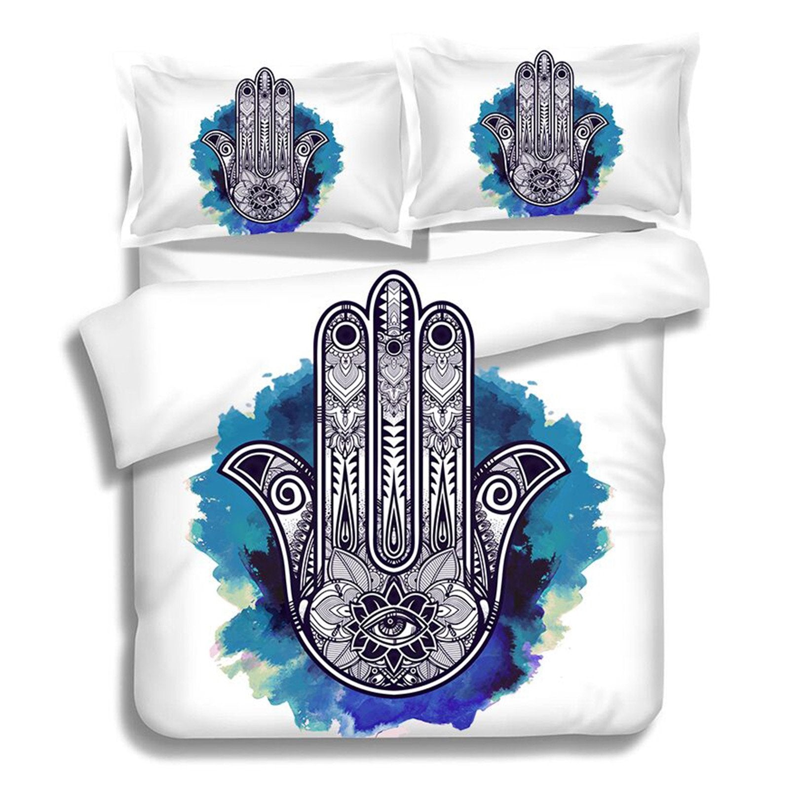 3D Ink Palm 161 Bed Pillowcases Quilt Wallpaper AJ Wallpaper