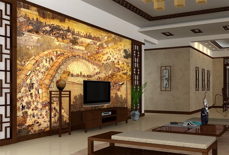 Riverside Scroll Wallpaper AJ Wallpaper