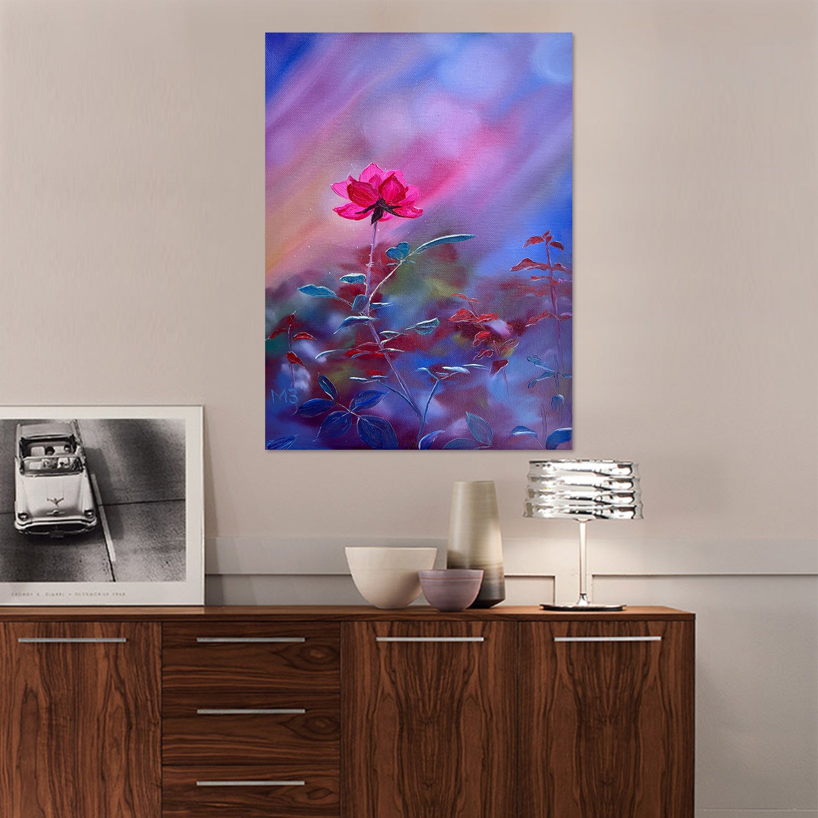 3D Pink Small Flower 10075 Marina Zotova Wall Sticker