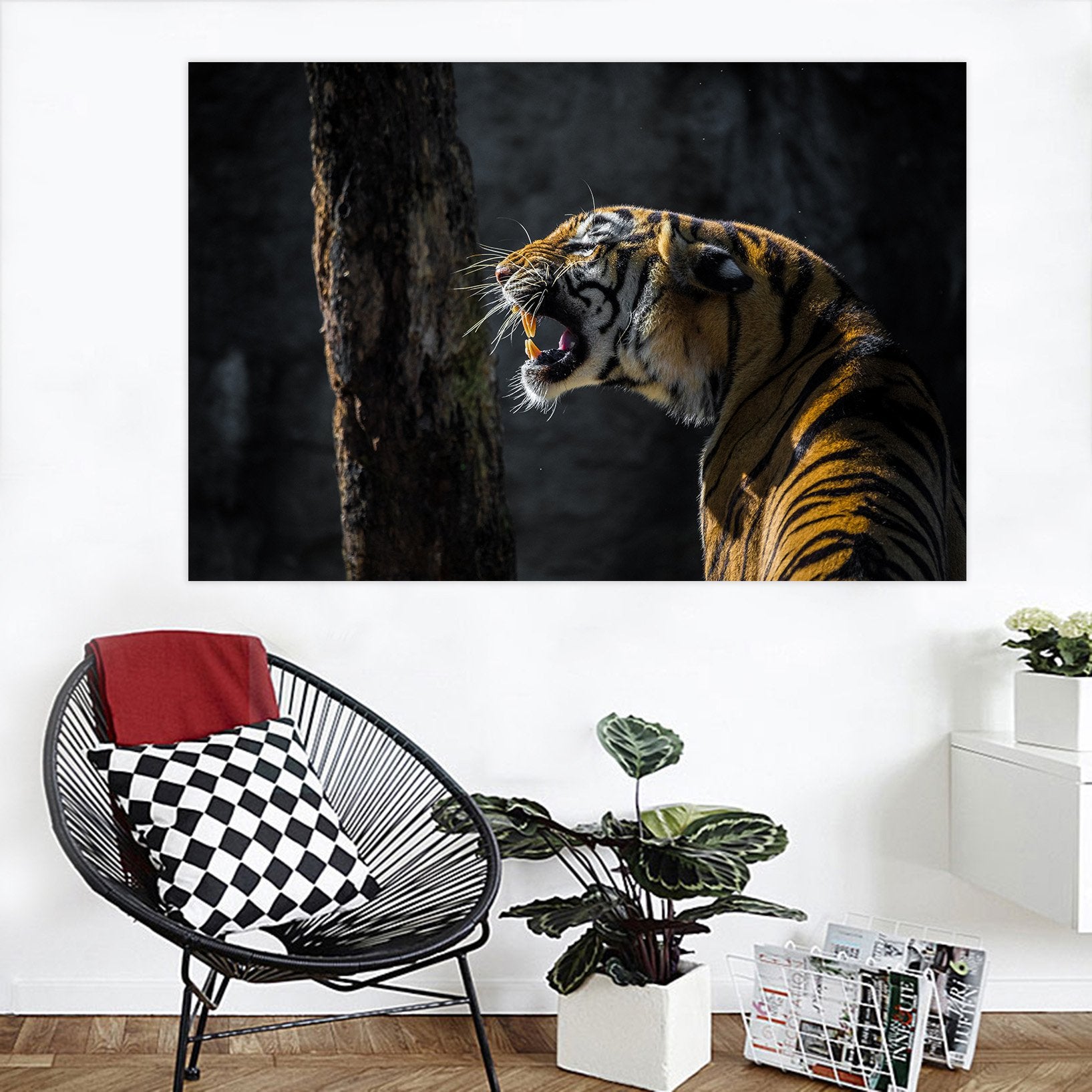 3D Tiger Stripes 127 Animal Wall Stickers Wallpaper AJ Wallpaper 2