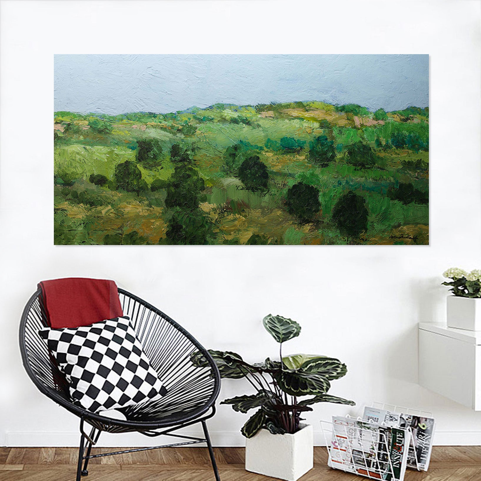 3D Green Forest 207 Allan P. Friedlander Wall Sticker