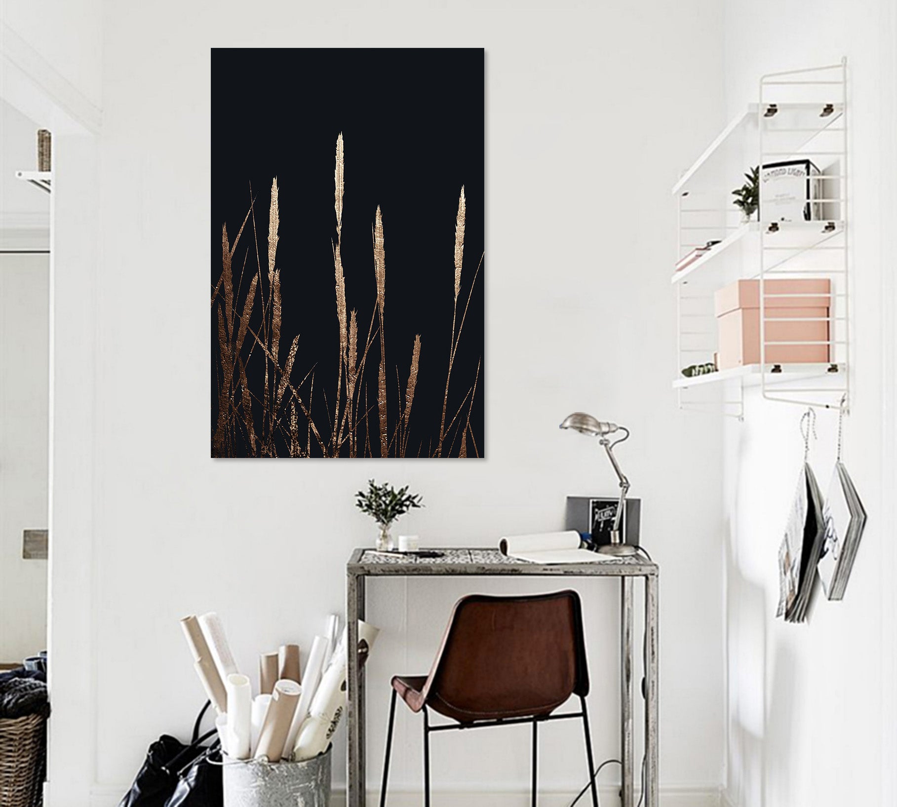 3D Golden Fields 014 Boris Draschoff Wall Sticker