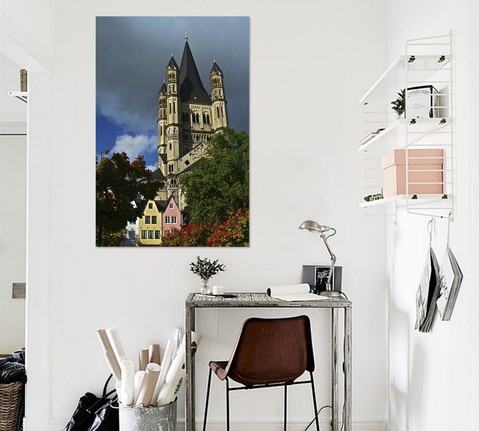 3D Hilltop Castle 042 Kathy Barefield Wall Sticker