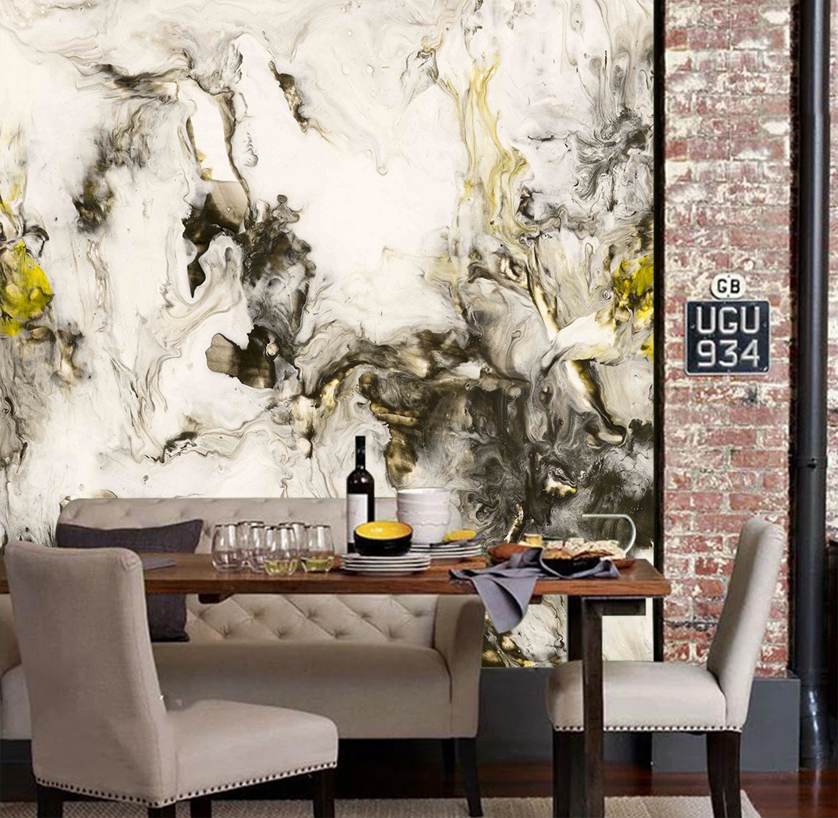 3D Irregular Ink Painting 33 Wallpaper AJ Wallpaper