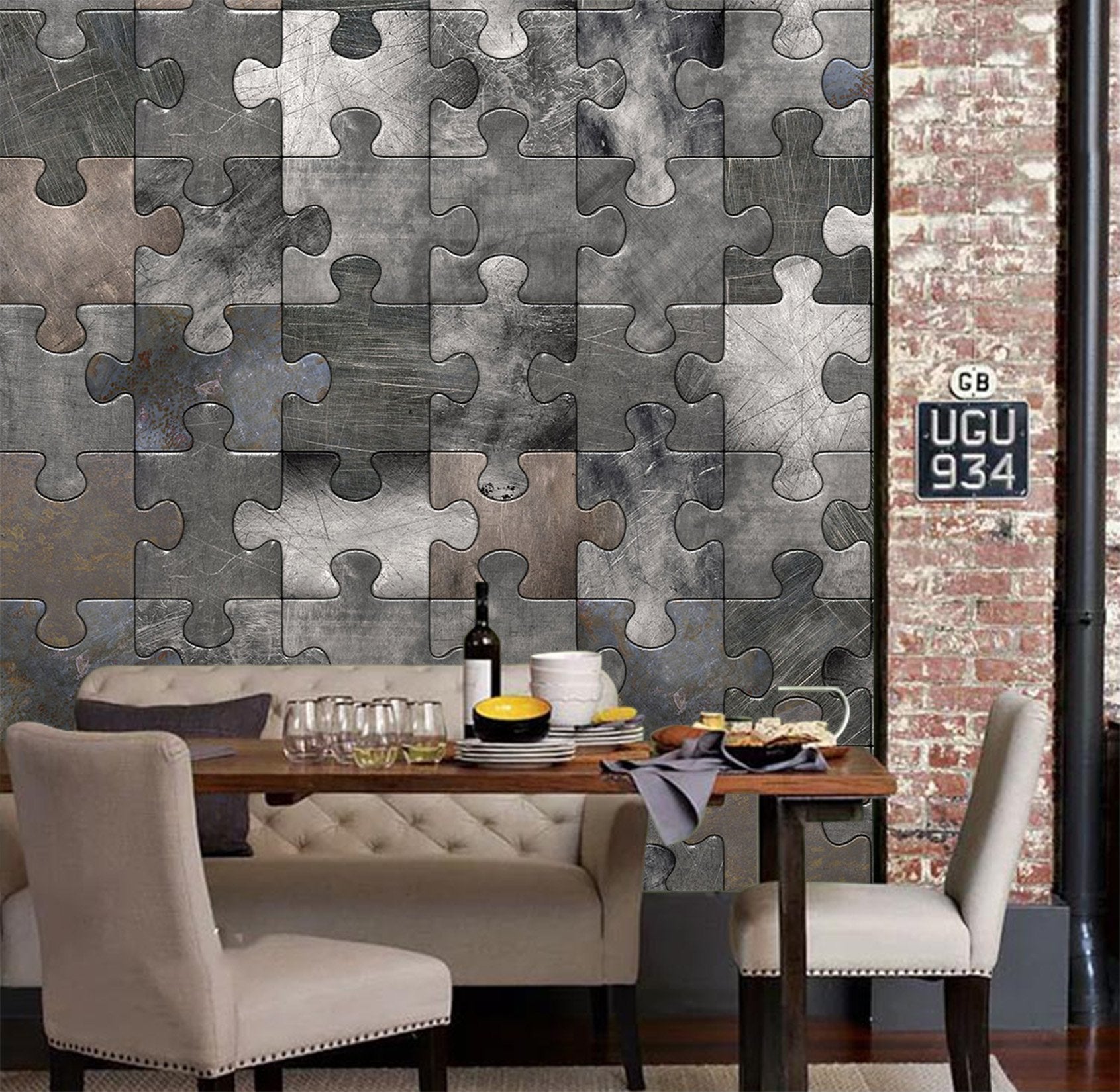 3D Puzzle Sticker 2 Wallpaper AJ Wallpaper