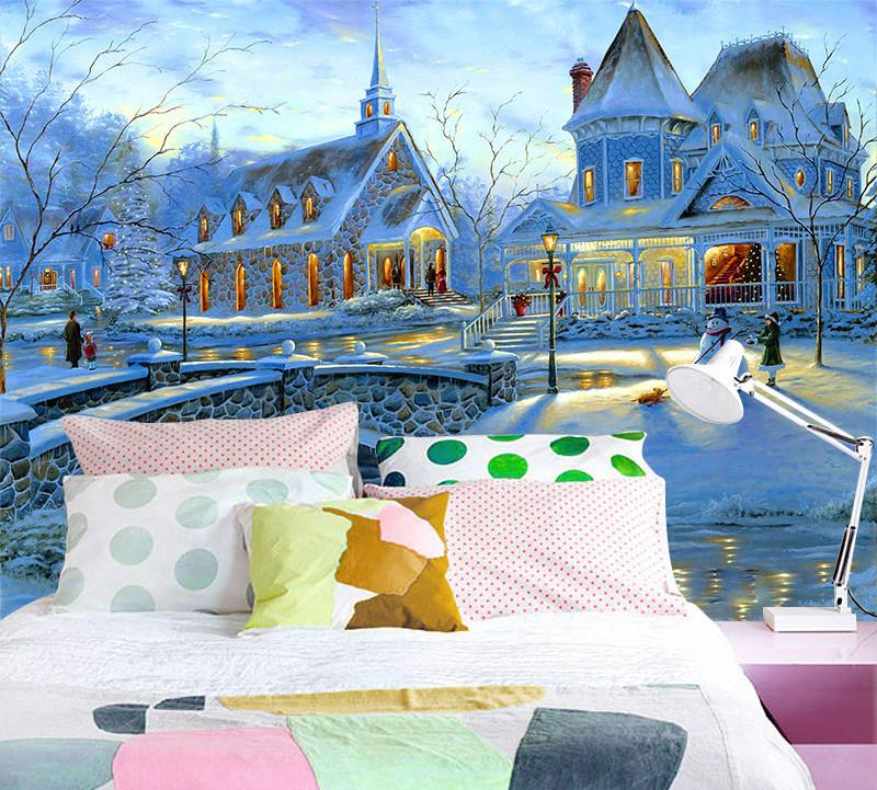 3D Christmas Castle 45 Wallpaper AJ Wallpaper