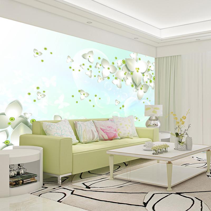 3D White Clover 242 Wallpaper AJ Wallpaper 2