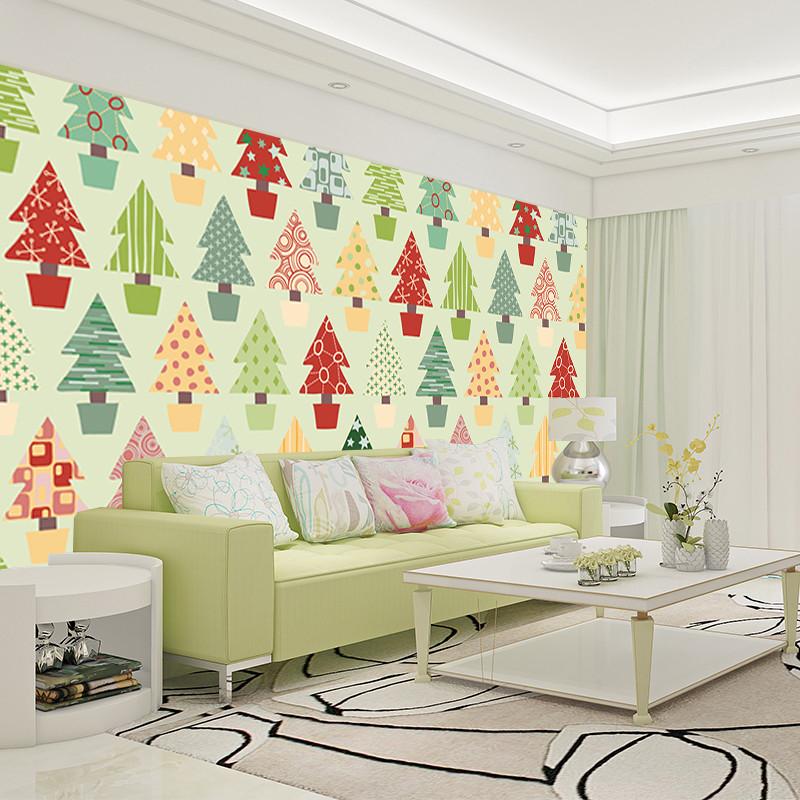 3D Colorful Christmas Tree 23 Wallpaper AJ Wallpaper