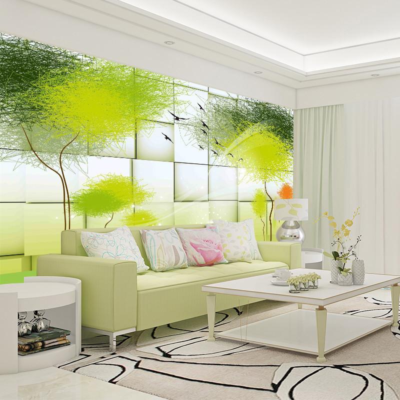 3D Painted Green Tree 98 Wallpaper AJ Wallpaper