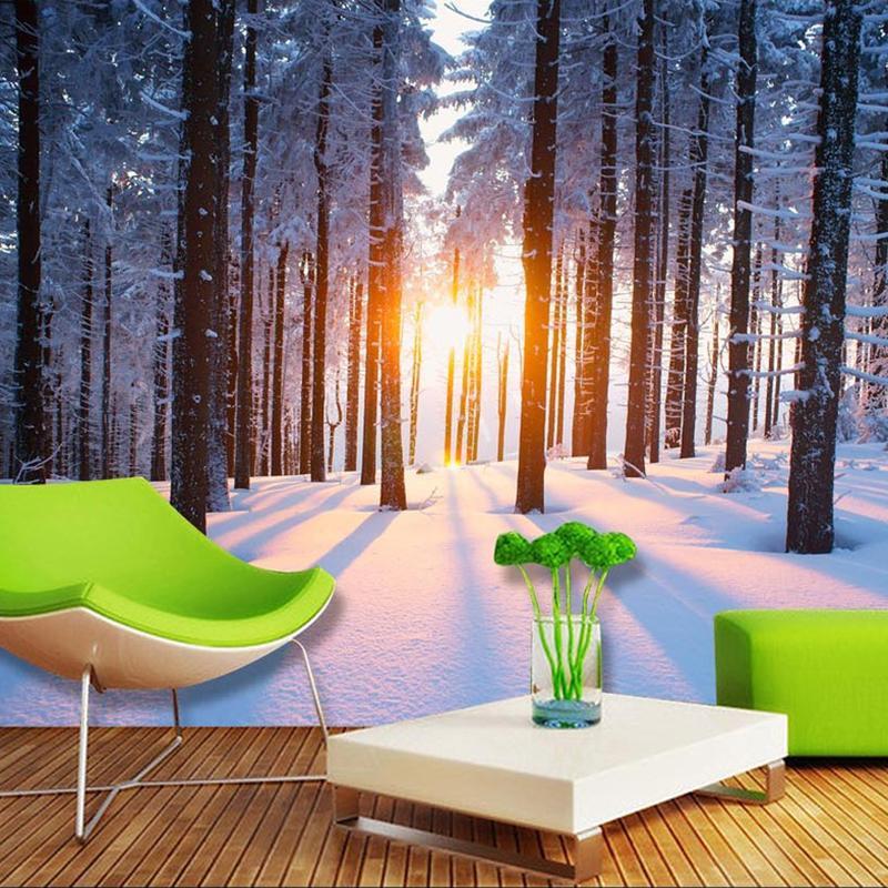3D Sunshine Snow 095 Wallpaper AJ Wallpaper